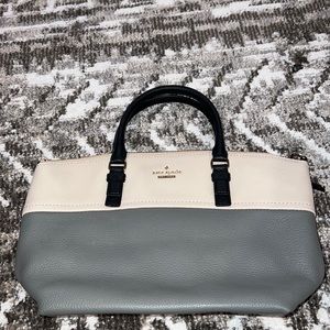 Two tone gray & beige Kate Spade ♠️ leather tote
